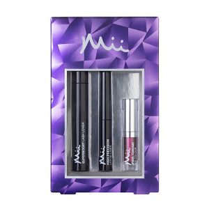 Mii Cosmetics Hidden Depths Mascara, Liner & Eyeshadow Gift Set Hidden Treasure