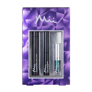 Mii Cosmetics Hidden Depths Mascara, Liner & Eyeshadow Gift Set Peacock Queen