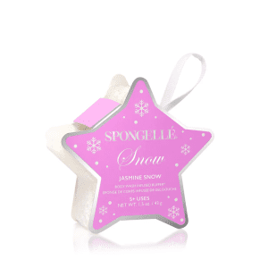 Spongelle Holiday Star Ornaments Snow