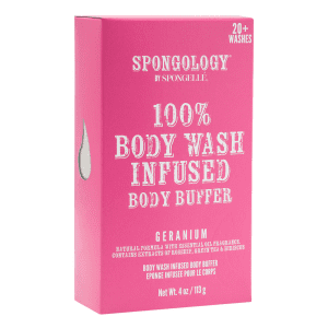 Spongology Body Buffer Geranium