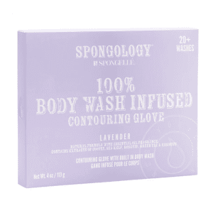 Spongology Body Wash Infused Contouring Glove Lavender