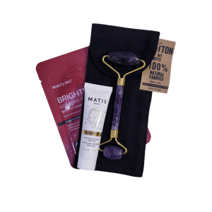Gemstone Face Roller- Amethyst & Sheet Mask
