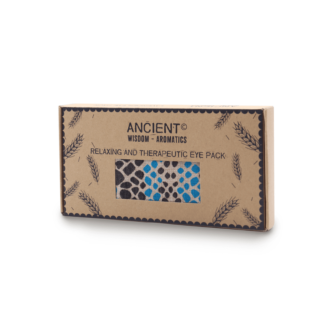 Lavender Natural Cotton and Juco Eye Pillow in Gift Box - Blue Viper